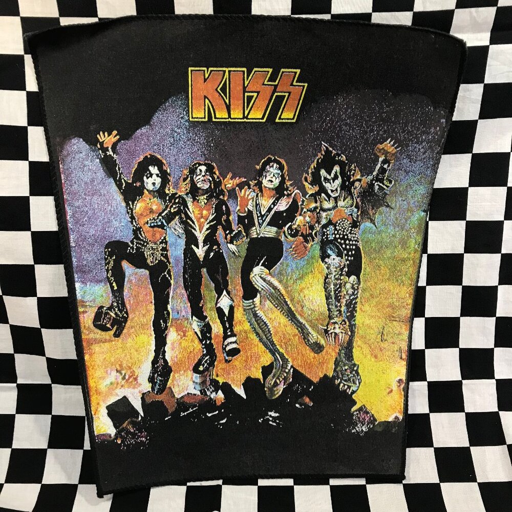 Kiss Destroyer Large Back Patch